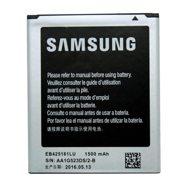 باتری موبایل مدل EB425161LU ظرفیت 1500 میلی آمپرساعت مناسب برای گوشی موبایل سامسونگ Galaxy S3 mini