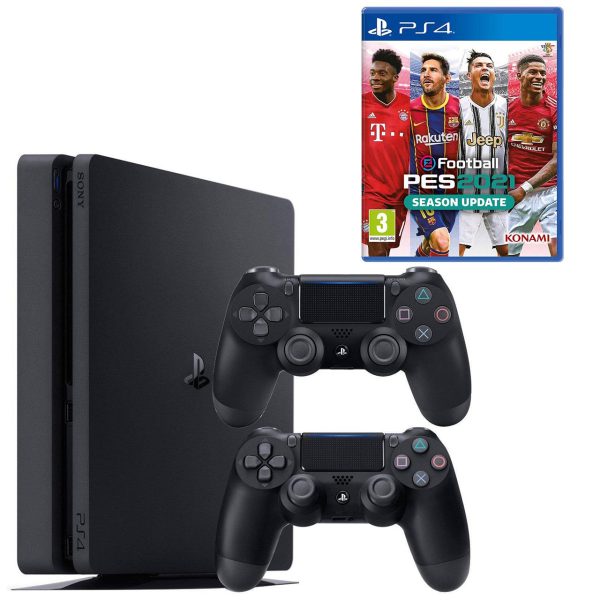 مجموعه کنسول بازی سونی مدل Playstation 4 Slim ریجن 2 کد CUH-2216B ظرفیت 1 ترابایت