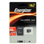 کارت حافظه microSDHC انرجایزر مدل Hightech کلاس 10 استاندارد UHS-I U1 سرعت 40MBps همراه با آداپتور SD ظرفیت 16 گیگابایت