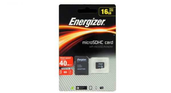 کارت حافظه microSDHC انرجایزر مدل Hightech کلاس 10 استاندارد UHS-I U1 سرعت 40MBps همراه با آداپتور SD ظرفیت 16 گیگابایت