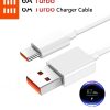 شارژر دیواری شیائومی مدل Turbo fast charge به همراه کابل USB-C