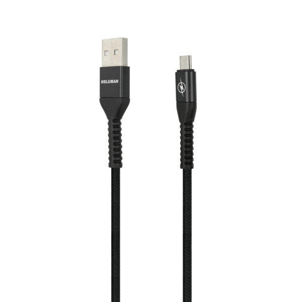 کابل تبدیل USB به USB-C کلومن مدل kd-42 طول 1 متر